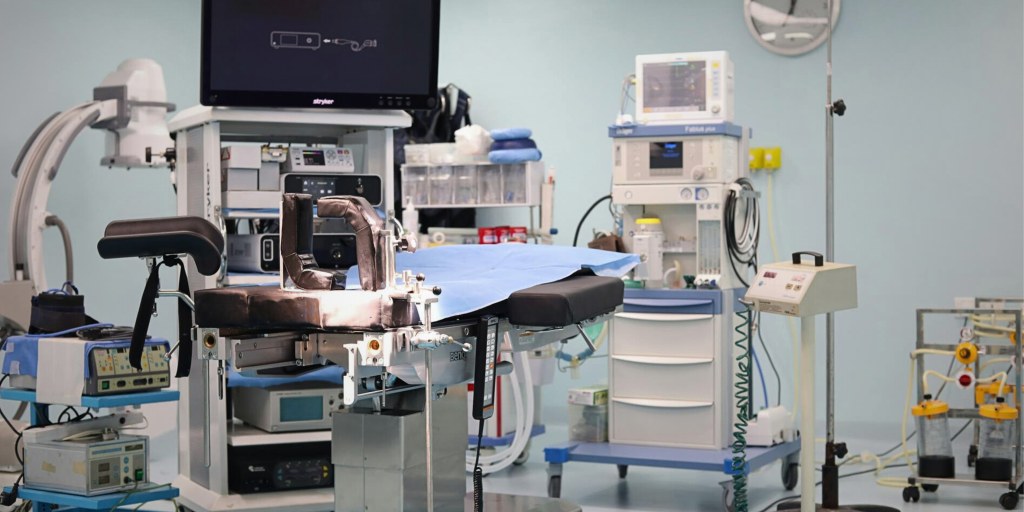 different medical equipments